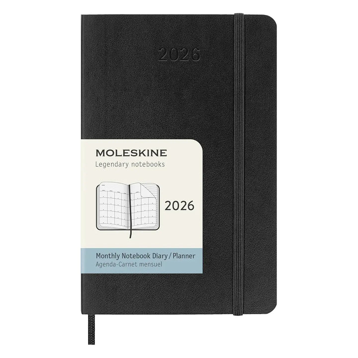 Moleskine 2026 Pocket Softcover Monthly Planner