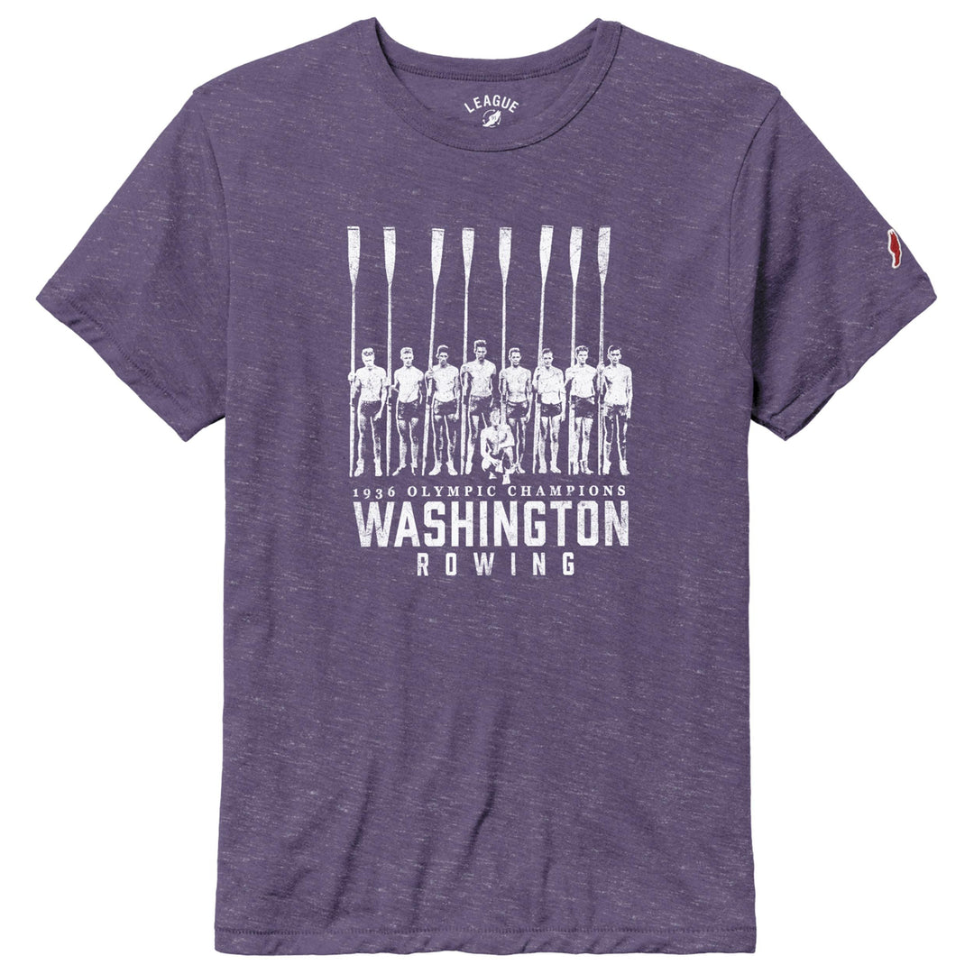 League BITB Unisex Washington Rowing 1936 Olympic Champions Triblend Tee