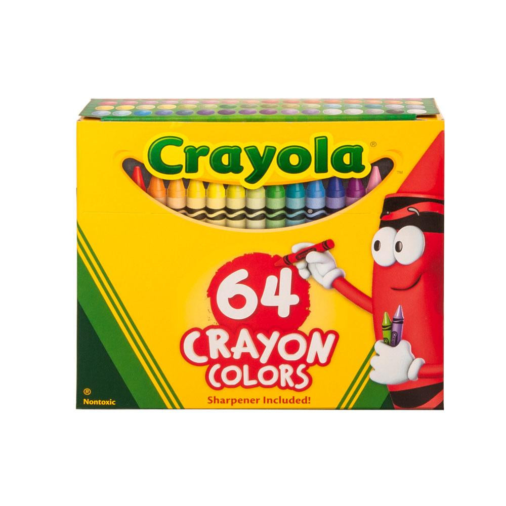 Crayola Crayons With Sharpener 64 Set