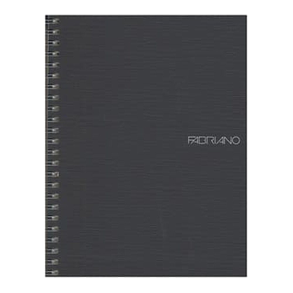 Fabriano EcoQua Wire Bound Blank 6"x8" Notebook 70ct