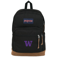 JanSport Black Purple W Right Pack Backpack
