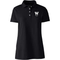 Lands' End Women's UW School of Music Polyester Polo Black thumbnail