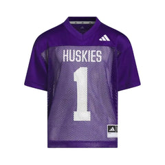 Photo of adidas Kids' Purple Washington Huskies Tailgate Football Jersey.