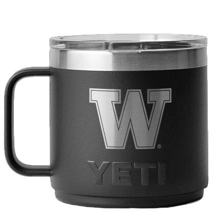 vYETI W Rambler Stackable Travel Mug w/ Magslider Lid 14oz#color_black