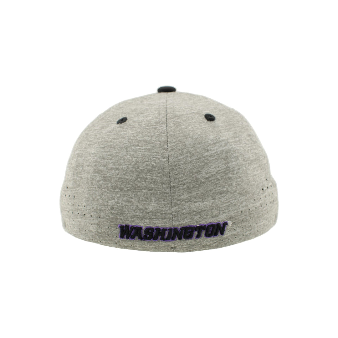 Zephyr Black Gray Element W Logo Hypercool Stretch Fit Hat