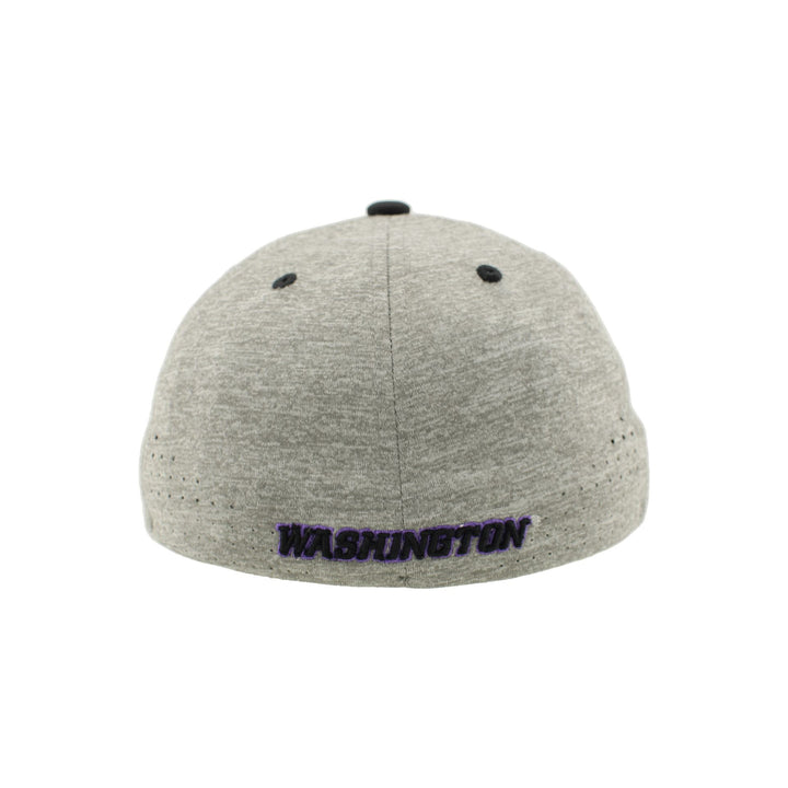 Zephyr Black Gray Element W Logo Hypercool Stretch Fit Hat