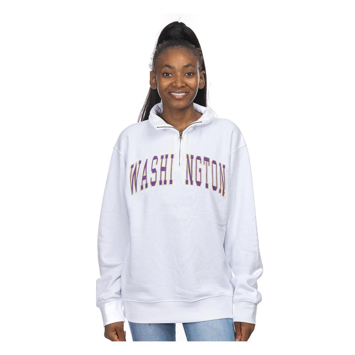 Zoozatz Unisex Washington Applique Quarter-zip