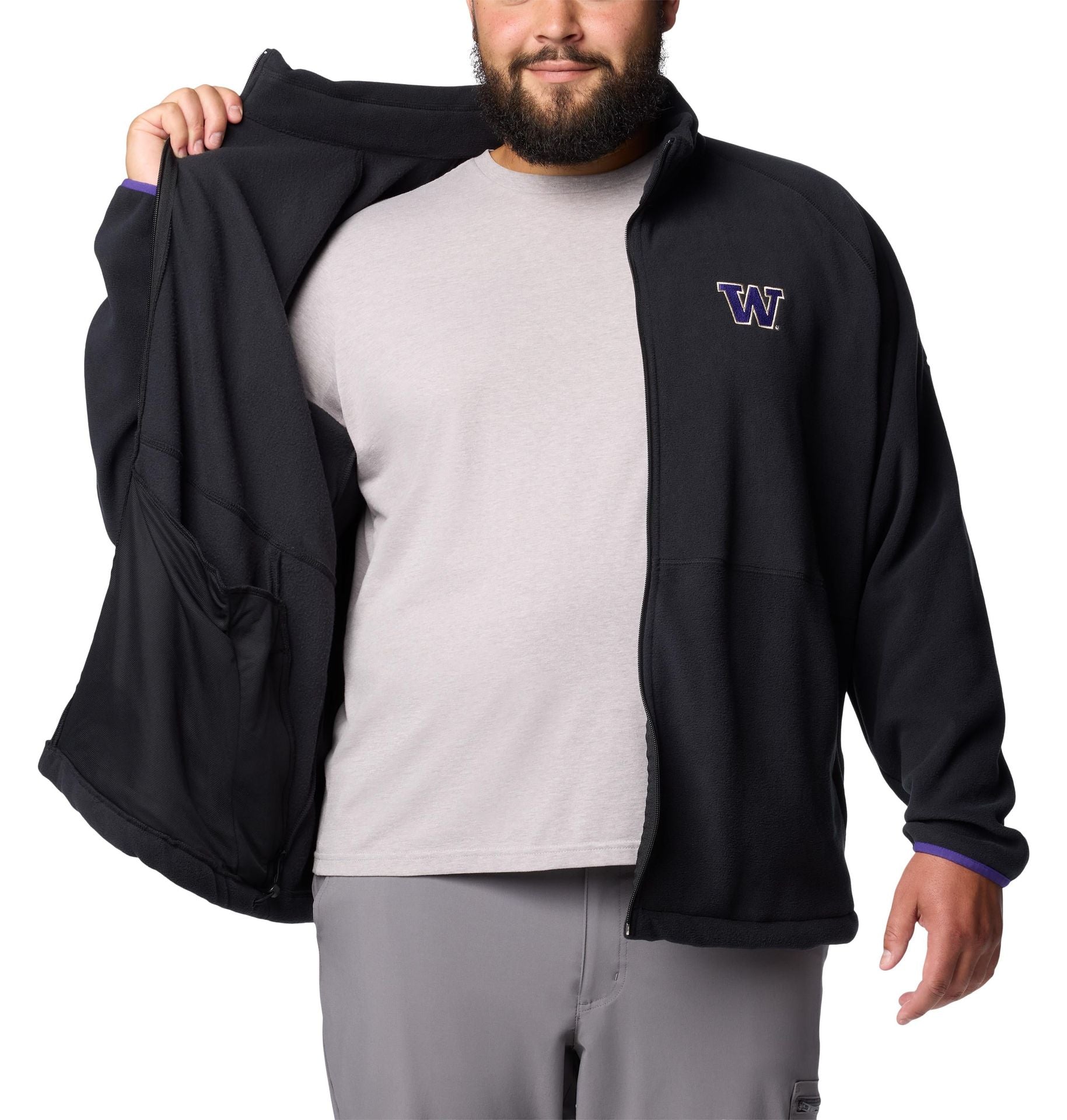 ヴィギナー Columbia Men's W Flanker IV Full Zip Fleece Jacket – University