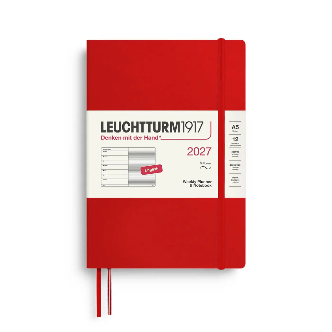 Leuchtturm 2027 A5 Weekly Softcover Planner Notebook