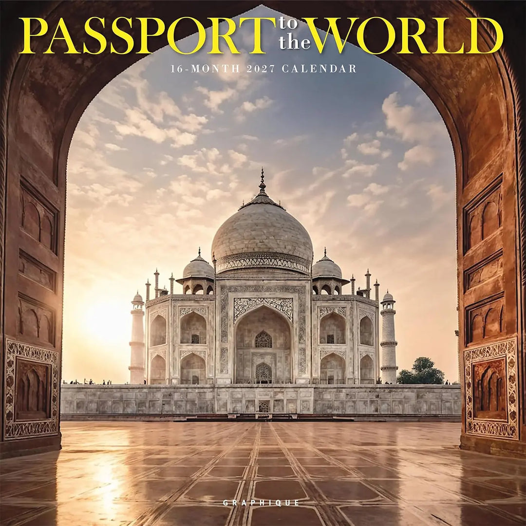 2027 Graphique De France 12" x 12" Passport To The World Wall Calendar