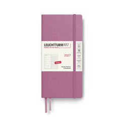 Leuchtturm 2027 Weekly Wallet Planner Notebook Dusty Rose Hover