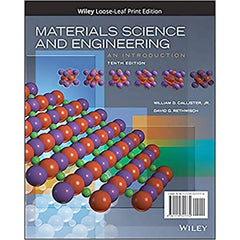 Loose Leaf Materials Science & Engineering (10E 20)