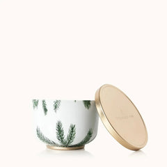 Photo of Frasier Fir Poured Gold Lid Tin Candle 6.5oz.