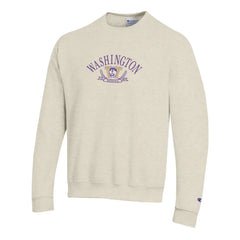 Photo of Champion Unisex Embroidered Washington Vault Dog Laurels Powerblend Crewneck.