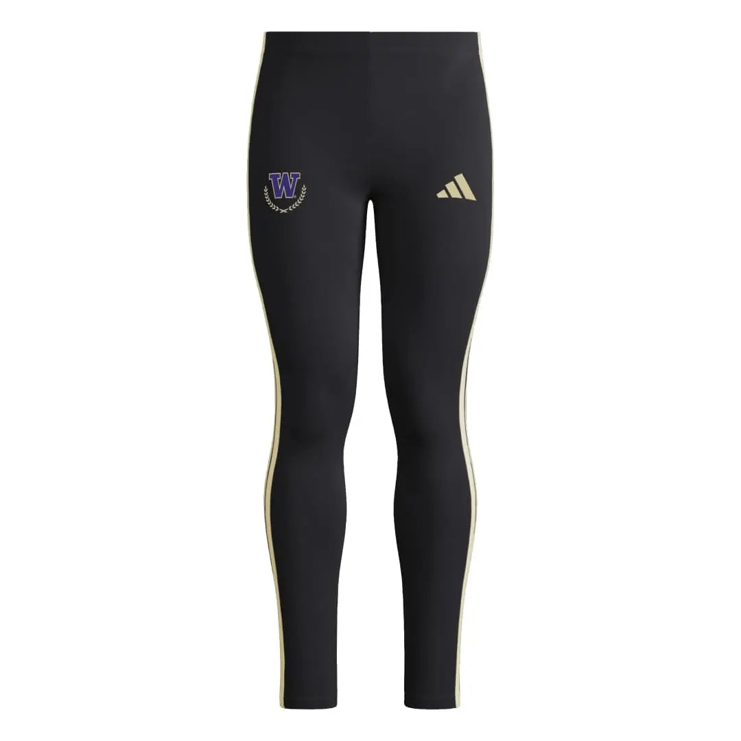 adidas Women's W Laurels Gold Stripe Leggings