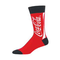 Photo of Socksmith Red Coca-Cola Men's Socks.