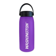 Photo of FG Purple WA Frosted Plastic Bucket Bottle w/ Handle 40oz.