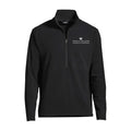 Lands' End Men's UW School of Social Work Thermacheck Fleece Quarter Zip Black thumbnail