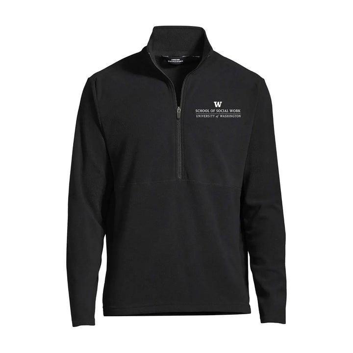 Lands' End Men's UW School of Social Work Thermacheck Fleece Quarter Zip