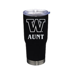 Photo of DROP SHIP Nordic Black W Aunt Vacuum Insulated Stainless Steel Tumbler 22oz.