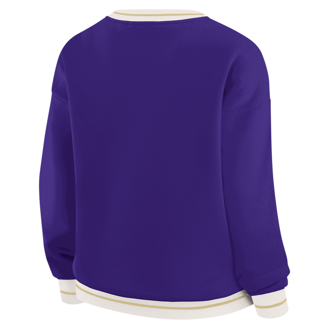 WEAR Women's Washington Seal FW25 Rib Stripe Crewneck