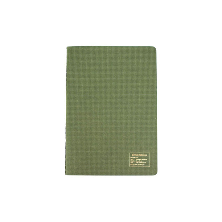Kleid 2mm A5 Grid Cream Paper Sewn Notebook