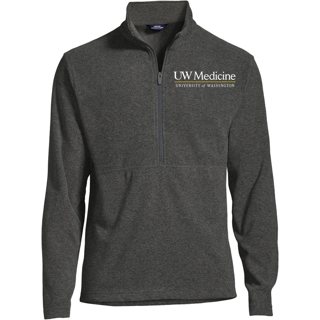 Lands' End Men's UW Medicine ThermaCheck Fleece Quarter Zip