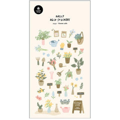 BC Mini Suatelier Flower Cafe Stickers