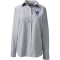 Lands' End Women's UW Bothell STEM Long Sleeve Oxford Shirt thumbnail