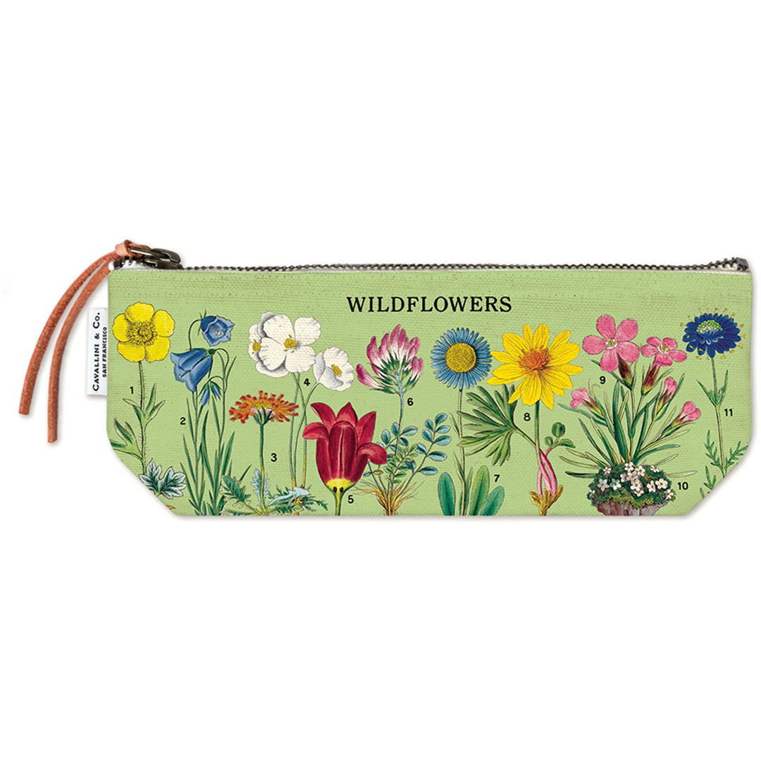Cavallini Wildflowers Mini Pouch