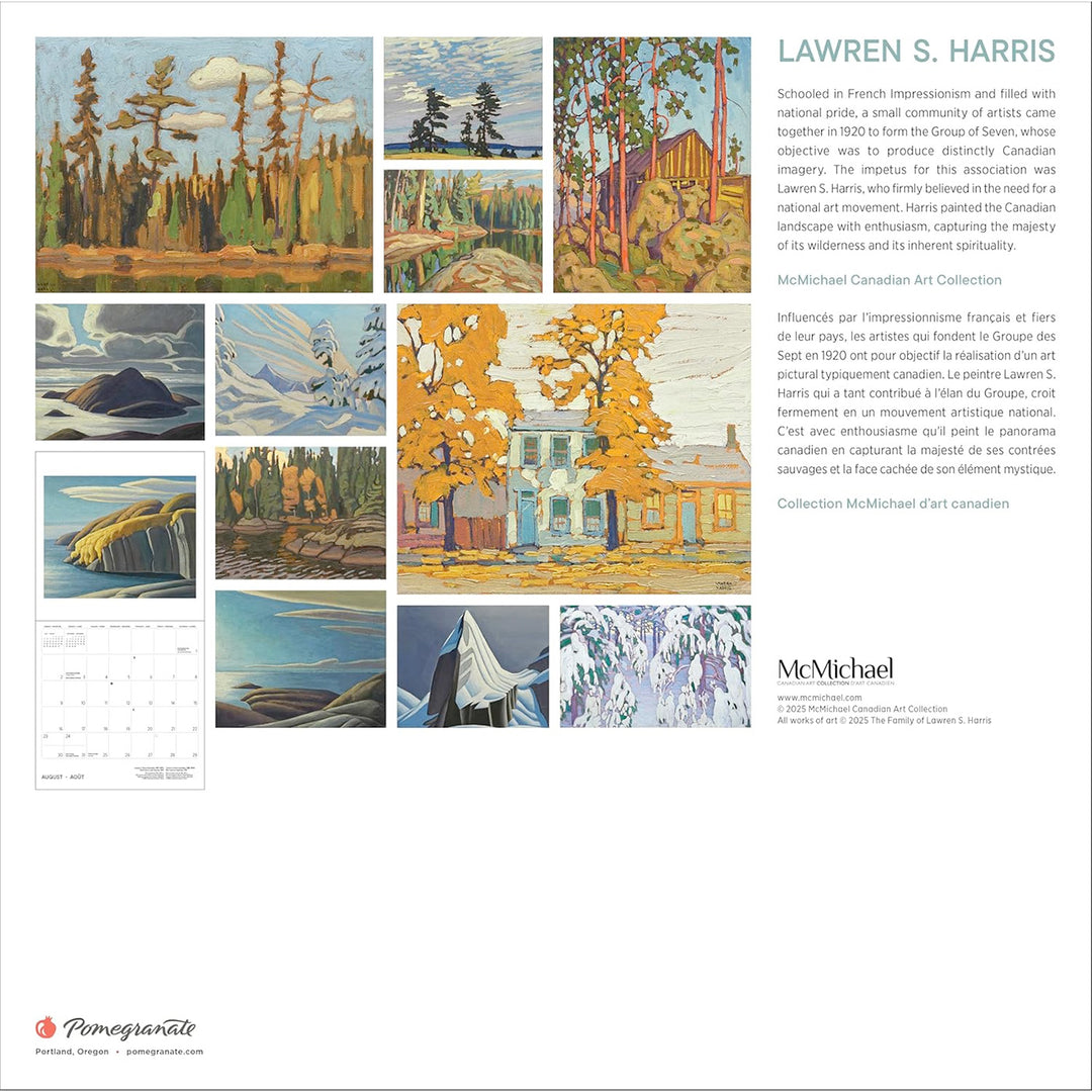 Lawren S. Harris 2026 Wall Calendar