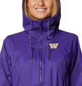 Columbia Women's Washington Huskies Lily Park Rain Jacket thumbnail