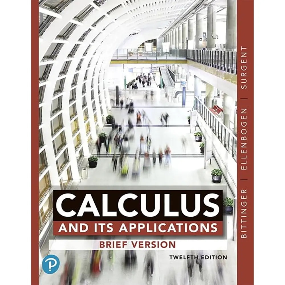 Calculus & Its Applications (12E 20) with MyLab Math
