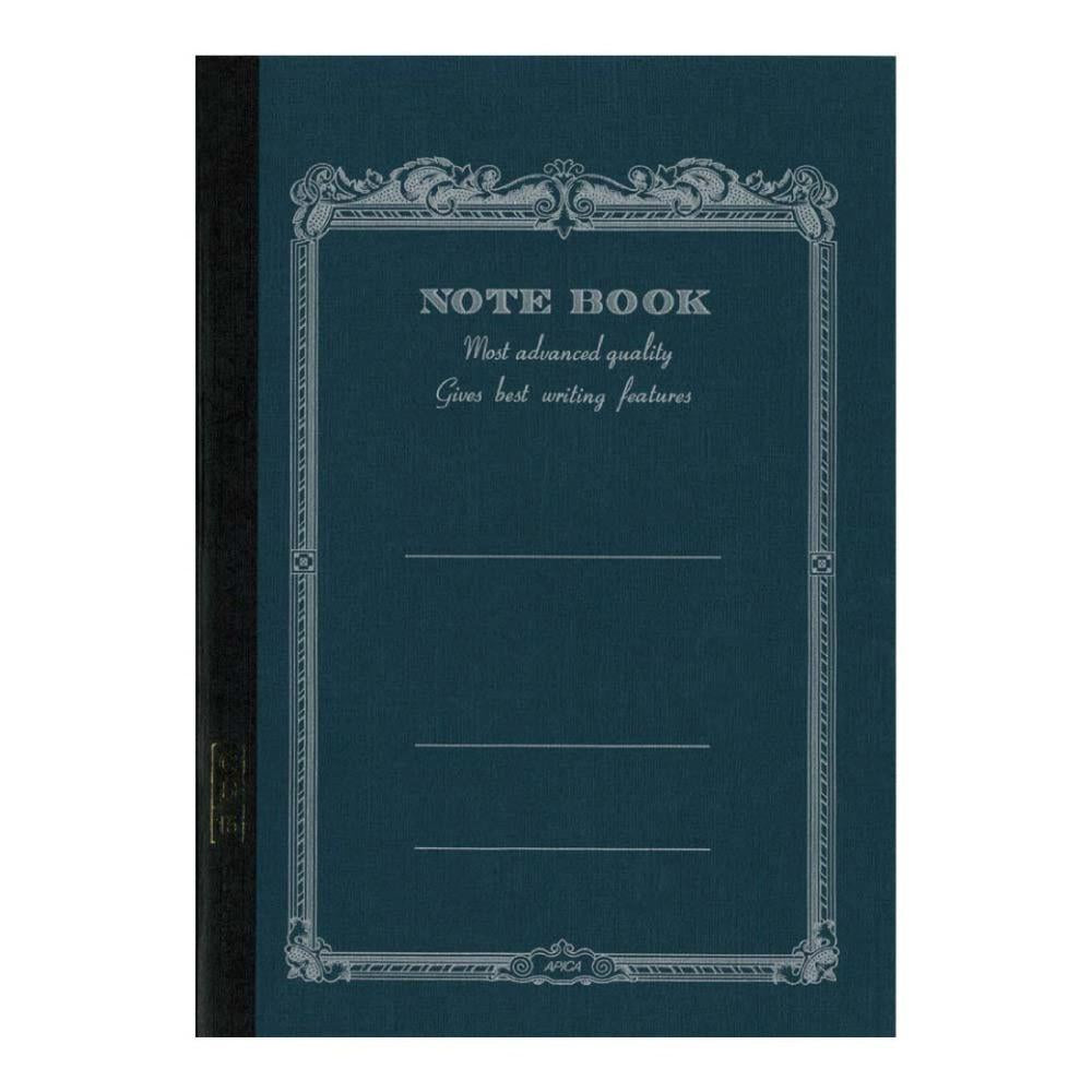 Apica Navy CD15 7" x 10" Lined Notebook 34ct