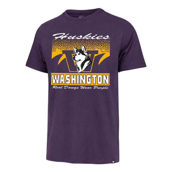 47 Brand Men's Washington Huskies Retro Dog Waver Franklin Tee