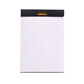Rhodia Black 3-3/8"x4-3/4" 5x5 Quad Graph Top Stapled 80ct thumbnail
