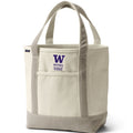 Lands' End Natural Canvas UW Bothell School of Business Open Top Tote Bag thumbnail