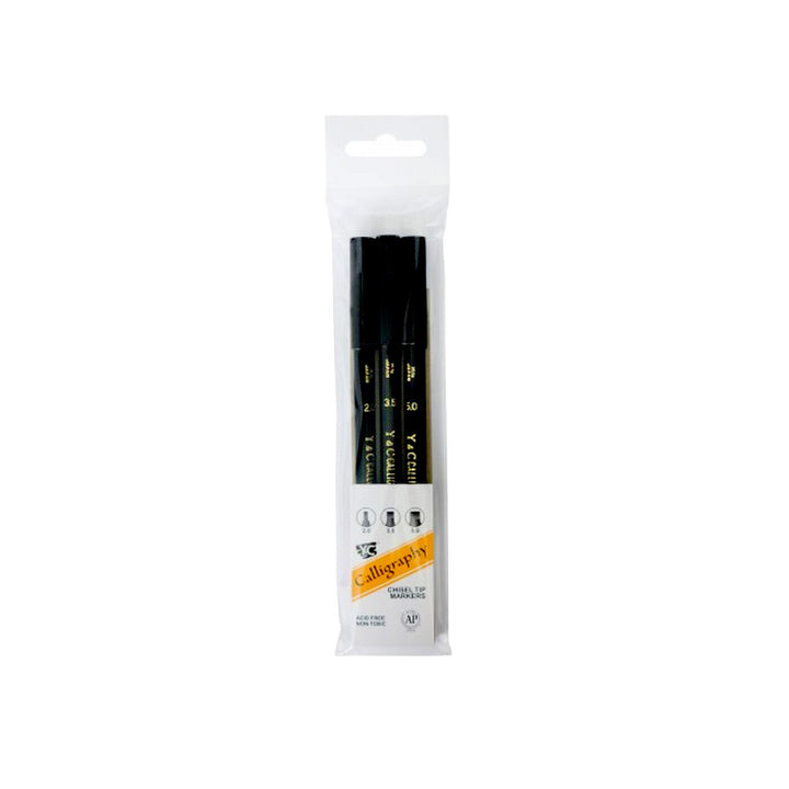 Yasutomo Calligraphy Marker Set 3 Piece