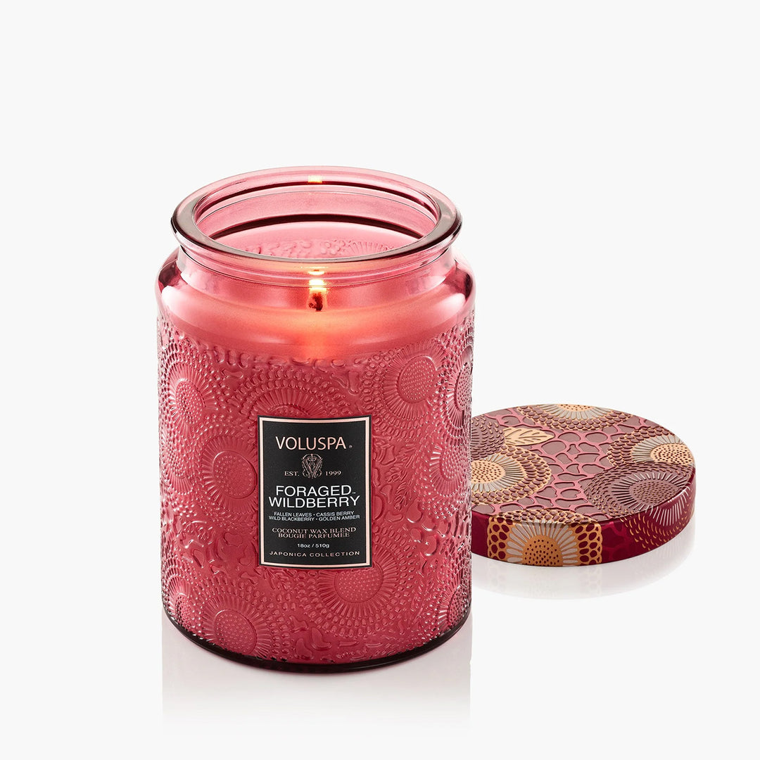 Voluspa Foraged Wildberry Large Jar Candle 18oz