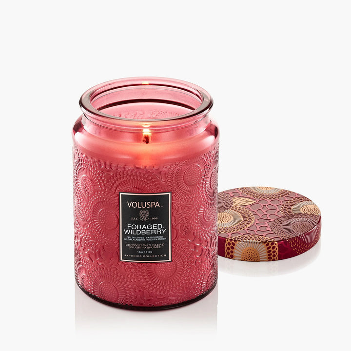 Voluspa Foraged Wildberry Large Jar Candle 18oz