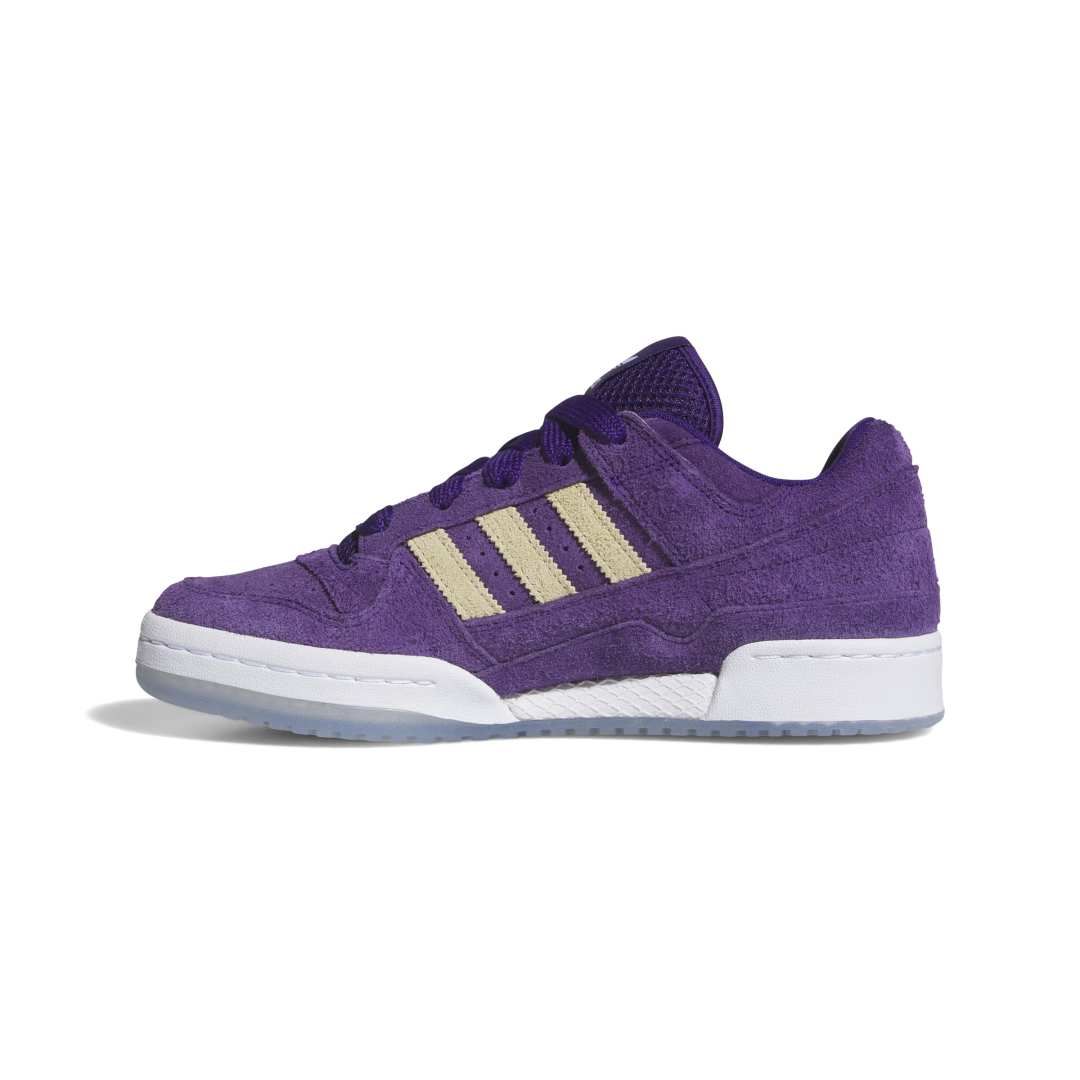 adidas Men's Purple Gold Forum Low Shoe