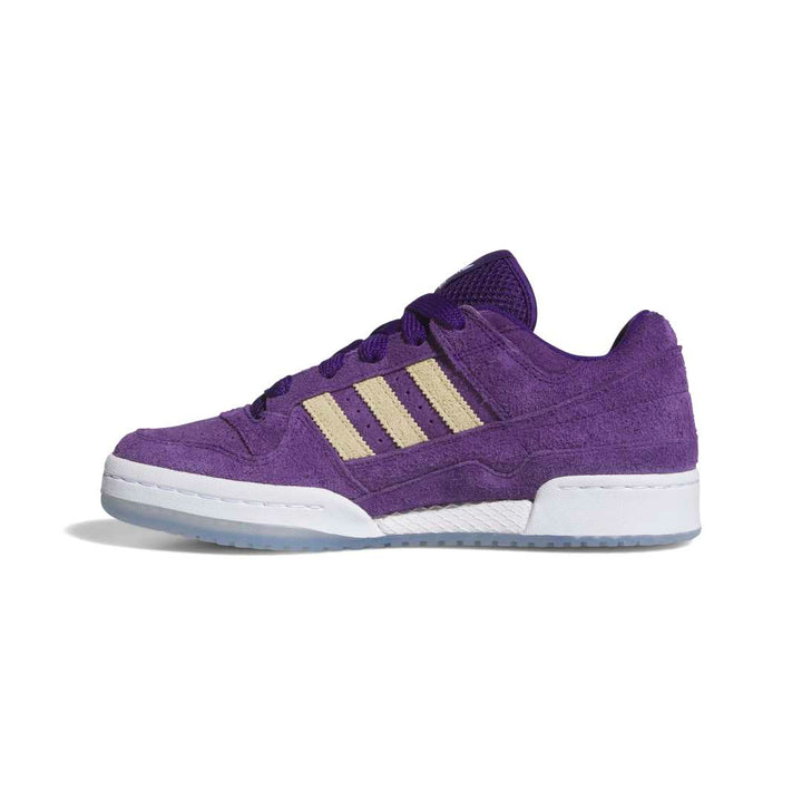adidas Men's Purple Gold Forum Low Shoe