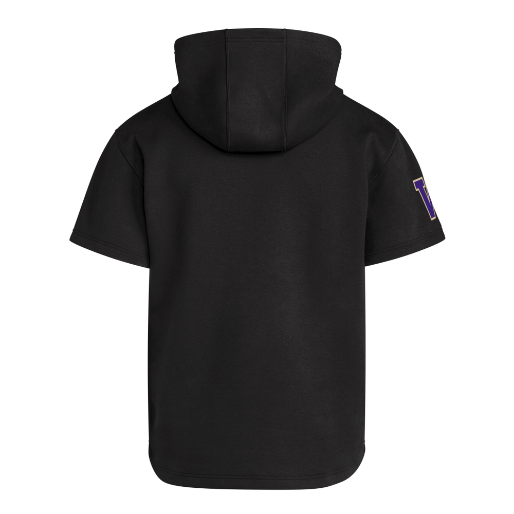 adidas Men's Washington Huskies DAWGS Dugout Short Sleeve Hoodie adidas Men's Washington Huskies DAWGS Dugout Short Sleeve Hoodie