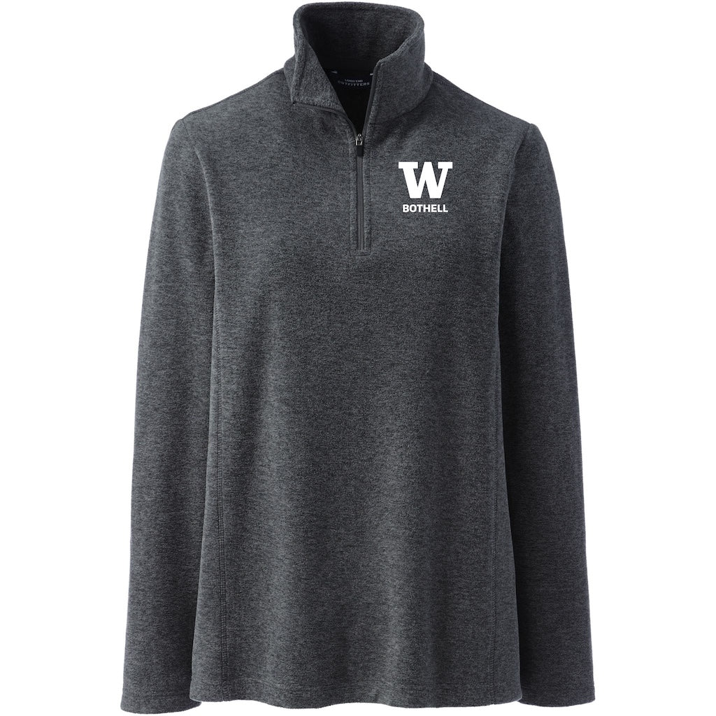 Lands' End Women's UW Bothell Thermacheck Fleece Quarter Zip