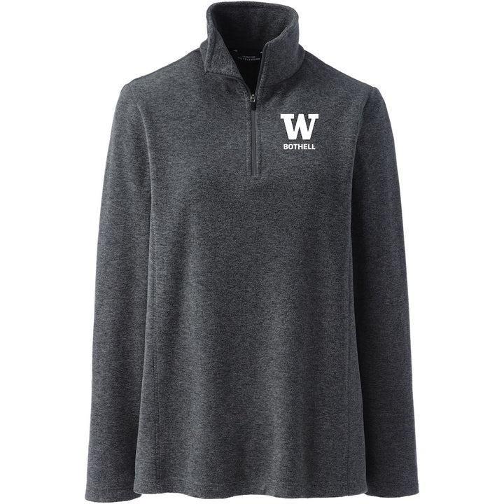 Lands' End Women's UW Bothell Thermacheck Fleece Quarter Zip