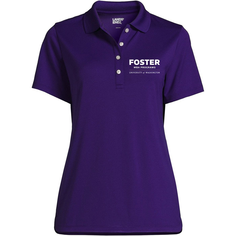 Lands' End Women's UW Foster MBA Programs Flagship Performance Polo
