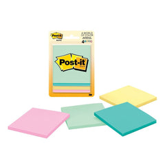 Post-it Marseille Collection 3"x3" Sticky Notes 4 Pack