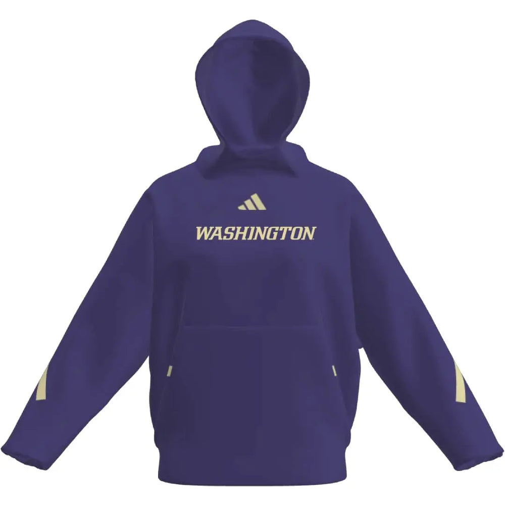 adidas Women's Washington Wordmark ZNE Pullover Hoodie#color_purple