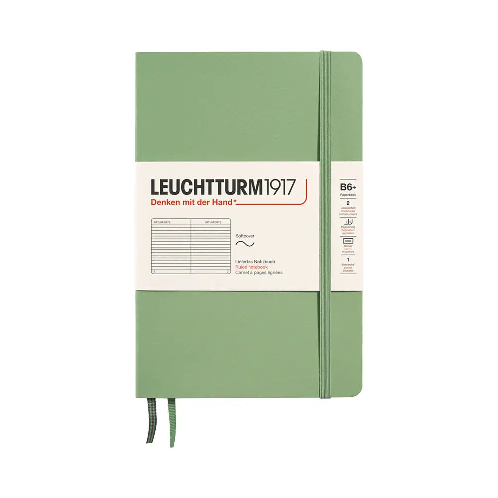 Leuchtturm 1917 B6+ Paperback Softcover Notebook 123ct