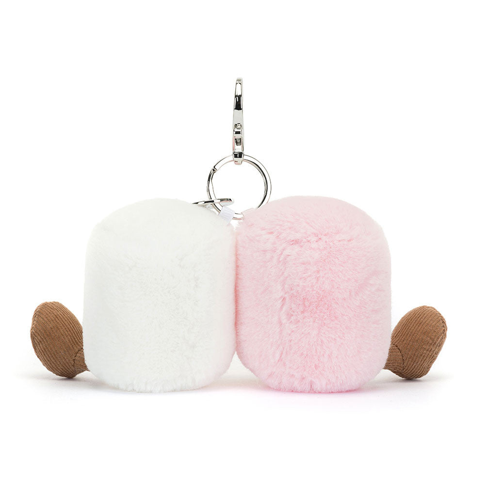 Jellycat Amuseables Pair of Marshmallows Bag Charm Plush